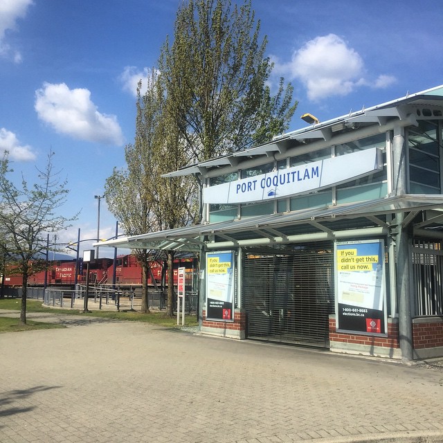 Port Coquitlam transit station representing the Tri-Cities real estate market